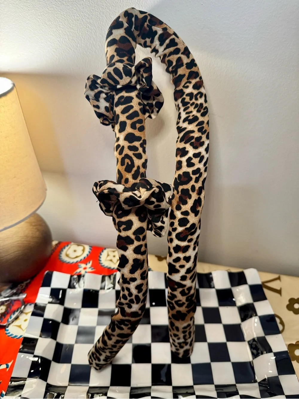 Leopard Print Heatless Curls